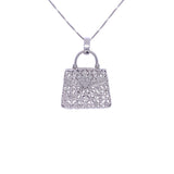 diamond handbag pendant, Gold Jewellery Sydney Australia