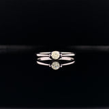 modern white gold diamond ring, Gold Jewellery Sydney Australia