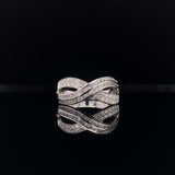 diamond swirl ring, Gold Jewellery Sydney Australia