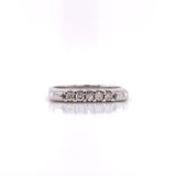 rounded linear diamond ring, Gold Jewellery Sydney Australia
