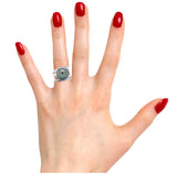Diamond Pearl Ribbon Ring, Gold Jewellery Sydney Australia