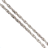 18k White Gold Links Necklace, Gold Jewellery Sydney Australia