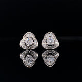 Diamond Trilogy Earrings, Gold Jewellery Sydney Australia
