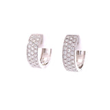 Triple Line Diamond Earrings