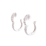 Figure Eight Diamond Earrings, Gold Jewellery Sydney Australia