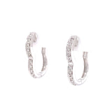 Figure Eight Diamond Earrings, Gold Jewellery Sydney Australia