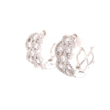 Diamond Weave Earrings, Gold Jewellery Sydney Australia