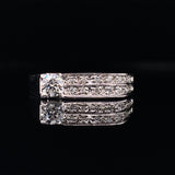 Diamond Edge Ring, Gold Jewellery Sydney Australia