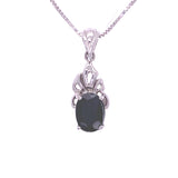 Black Diamond Pendant, Gold Jewellery Sydney Australia