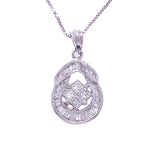 Diamond Shield Pendant, Gold Jewellery Sydney Australia