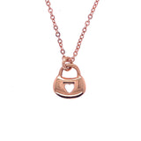 Rose Gold Lock Pendant And Necklace, Gold Jewellery Sydney Australia
