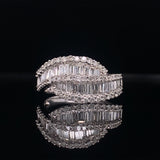 Curved Embrace Diamond Ring, Gold Jewellery Sydney Australia