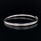 Channel Diamonds Bangle, Gold Jewellery Sydney Australia