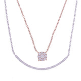 Layered Diamond Necklace, Gold Jewellery Sydney Australia
