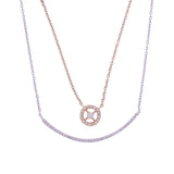 Layered Diamond Wheel Necklace, Gold Jewellery Sydney Australia