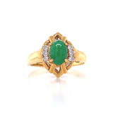 Jade Lines Diamond Ring, Gold Jewellery Sydney Australia