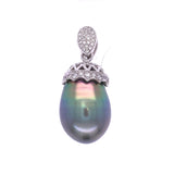 Tahitian Pearl Crown Pendant, Gold Jewellery Sydney Australia