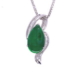 Jade Diamond Spirit Pendant, Gold Jewellery Sydney Australia