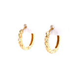Geometric Hoop Earrings, Gold Jewellery Sydney Australia