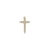 18K Yellow Gold Royal Cross Pendant, Gold Jewellery Sydney Australia