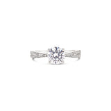Tapered diamond band engagement ring, Sydney Engagement Ring