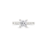 Princess cut channel setting engagement ring, Sydney Engagement Ring