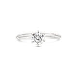 Classic six prong solitaire diamond engagement ring, Sydney Engagement Ring