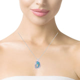 Opal Embrace Pendant, Gold Jewellery Sydney Australia