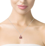 Rose Dancing Lion Pendant, Gold Jewellery Sydney Australia