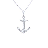 Anchor diamond pendant, Gold Jewellery Sydney Australia