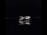 18k white gold sleek lines diamond ring video, Sydney Wedding Ring