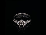 Semi halo round cut diamond ring video, Sydney Engagement Ring