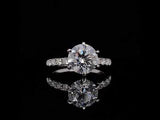 Our classic six prong engagement ring setting video, Sydney Engagement Ring