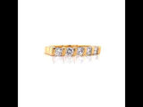Five Diamond Yellow Ring, Sydney Wedding Ring