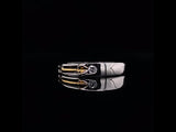 White and yellow gold diamond band video, Gold Jewellery Sydney Australia