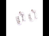 Channel Diamond Earrings, Gold Jewellery Sydney Australia