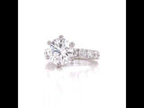 Diamond Prongs Engagement Ring Setting, Sydney Engagement Ring