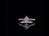 Princess cut diamond dress ring video, Gold Jewellery Sydney Australia