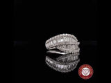 Curved Embrace Diamond Ring, Gold Jewellery Sydney Australia