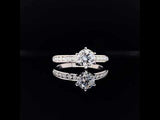 Channel setting engagement ring, Sydney Engagement Ring