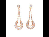 Diamond Arches Earrings, Gold Jewellery Sydney Australia