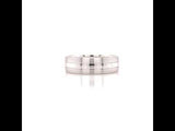 men's rounded centre groove gold wedding ring, Sydney Wedding Ring