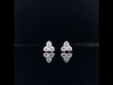 18k white gold trio diamond stud earrings video, Gold Jewellery Sydney Australia