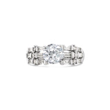 parallel baguettes diamond ring, Sydney Engagement Ring