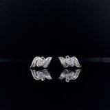 18k white gold diamond earrings, Gold Jewellery Sydney Australia