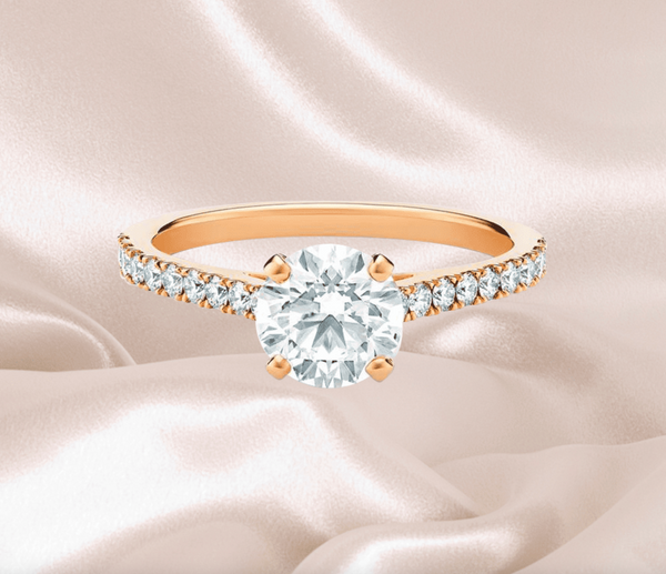 Rotated Prong Engagement Ring