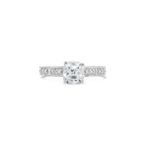 Antique Style Edged Lab Grown Diamond Ring