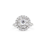 Double Halo Lab Grown Diamond Engagement Ring