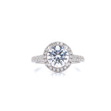 Halo Lab Grown Diamond Engagement Ring