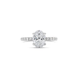 Timeless Oval Cut Lab Grown Diamond Engagement Ring